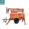 Construction Outdoor Mobile Light Tower Trailer with Diesel Generator Hybrid Lighting Tower