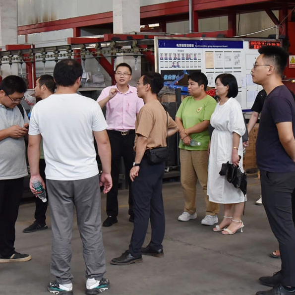 Local exporters visit our factory