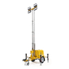 Portable Diesel Generator Trailer Light Tower 1.2KW LED Light Munal Mast