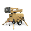 Construction Outdoor Mobile Light Tower Trailer with Diesel Generator Hybrid Lighting Tower