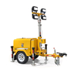 Portable Diesel Generator Trailer Light Tower 1.2KW LED Light Munal Mast