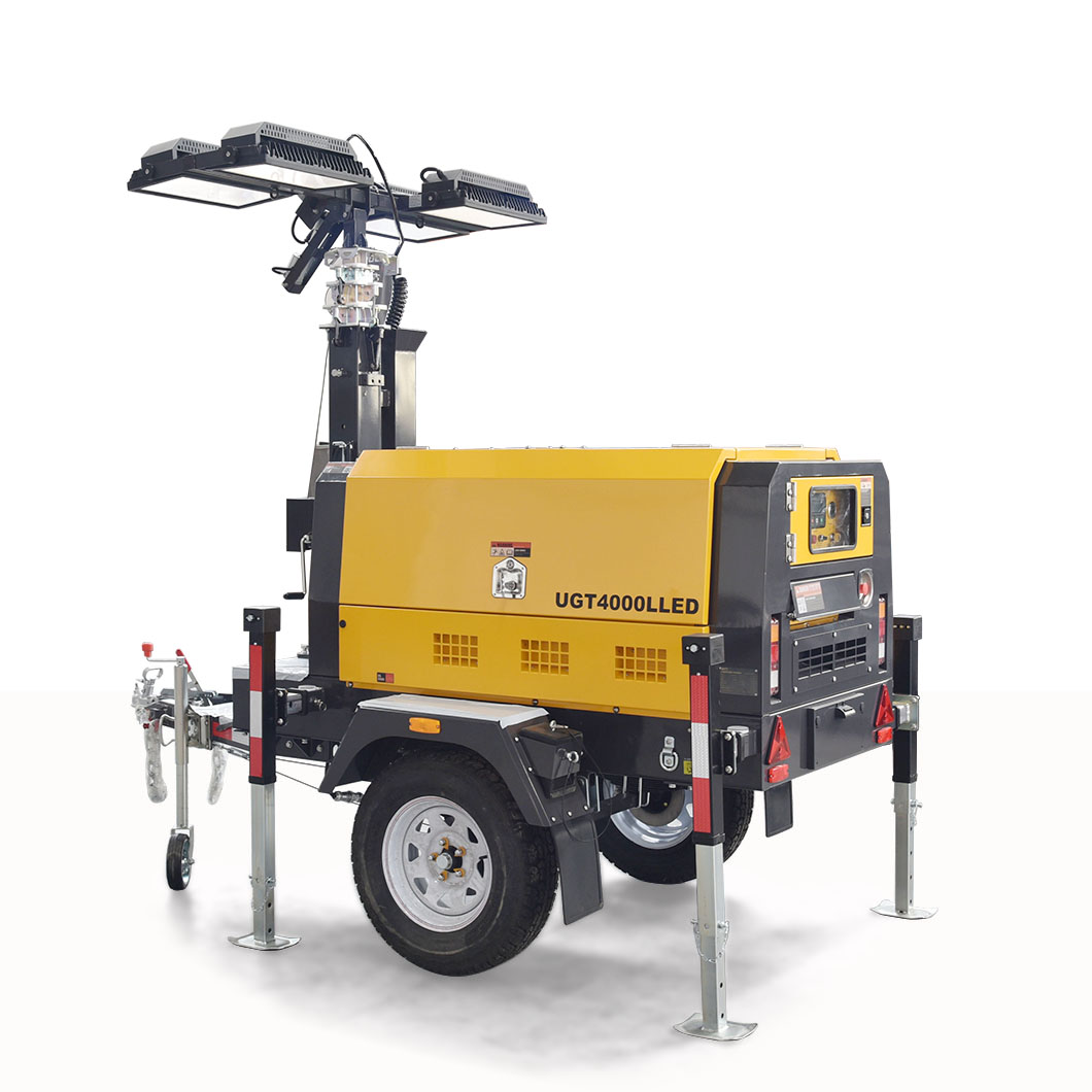 High Quality Perkins Engine Hydraylic Lighting Tower with Diesel Generator