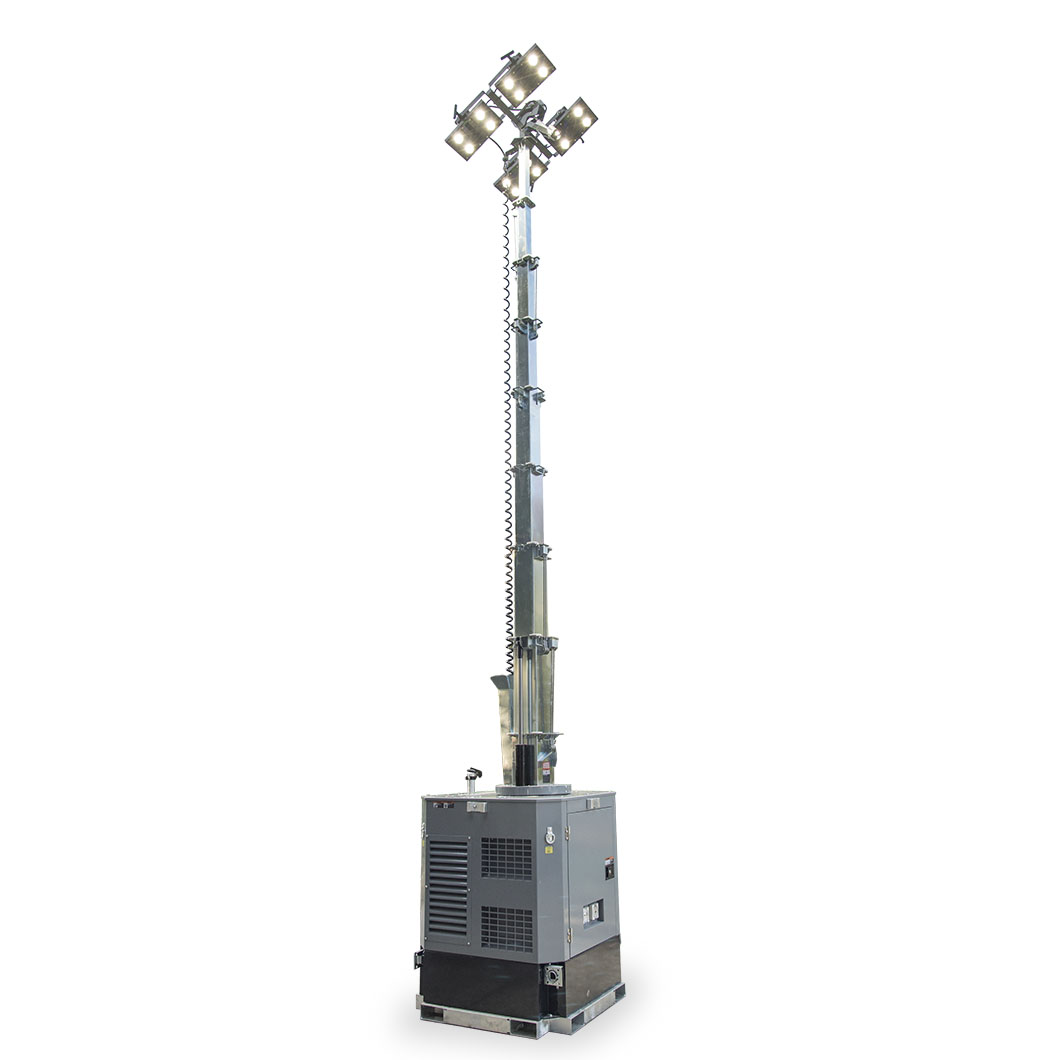 Vertical lighting tower Hydraulic Mast